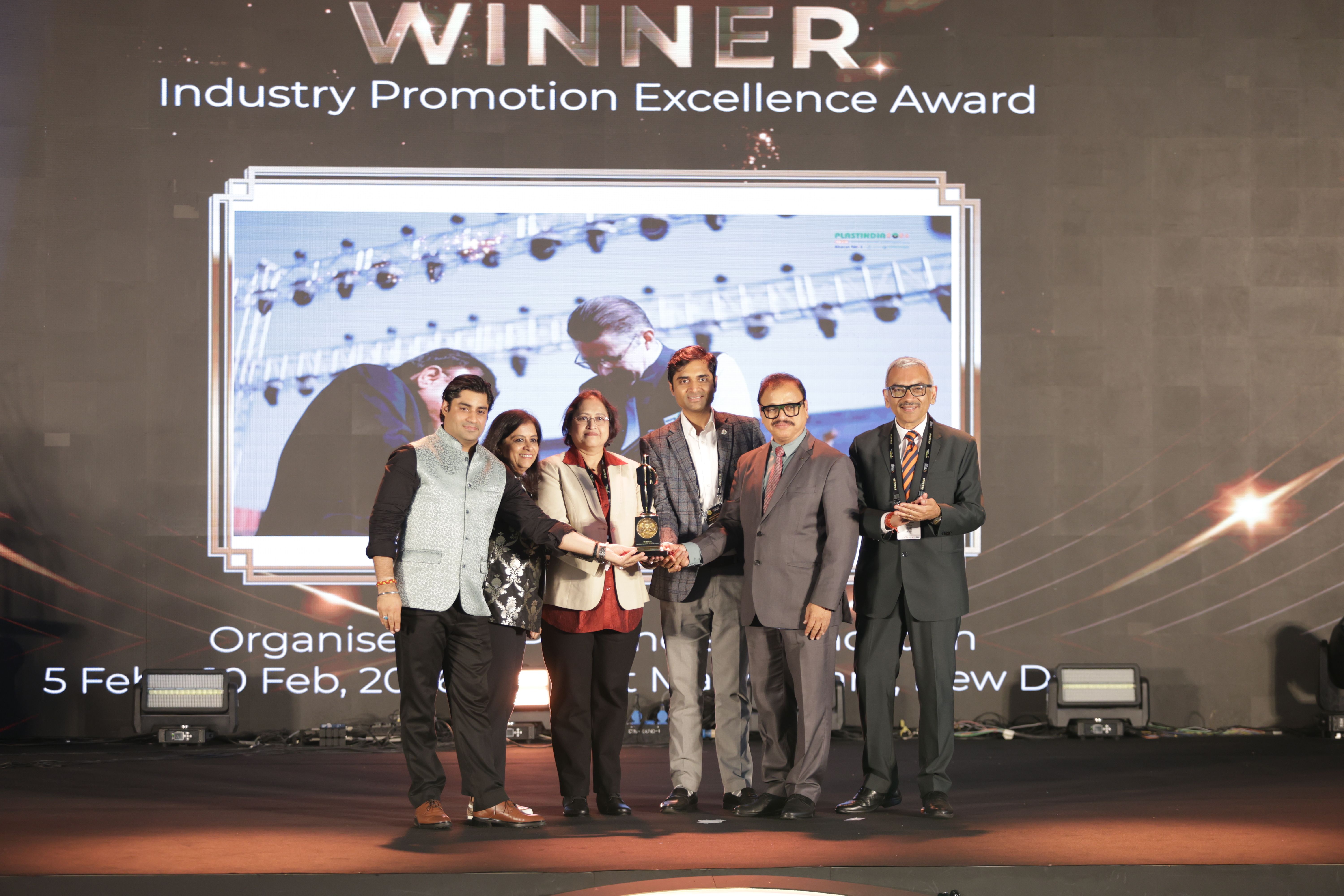 PLASTINDIA 2026 Wins the Industry Promotion Excellence Award at EEA 2026