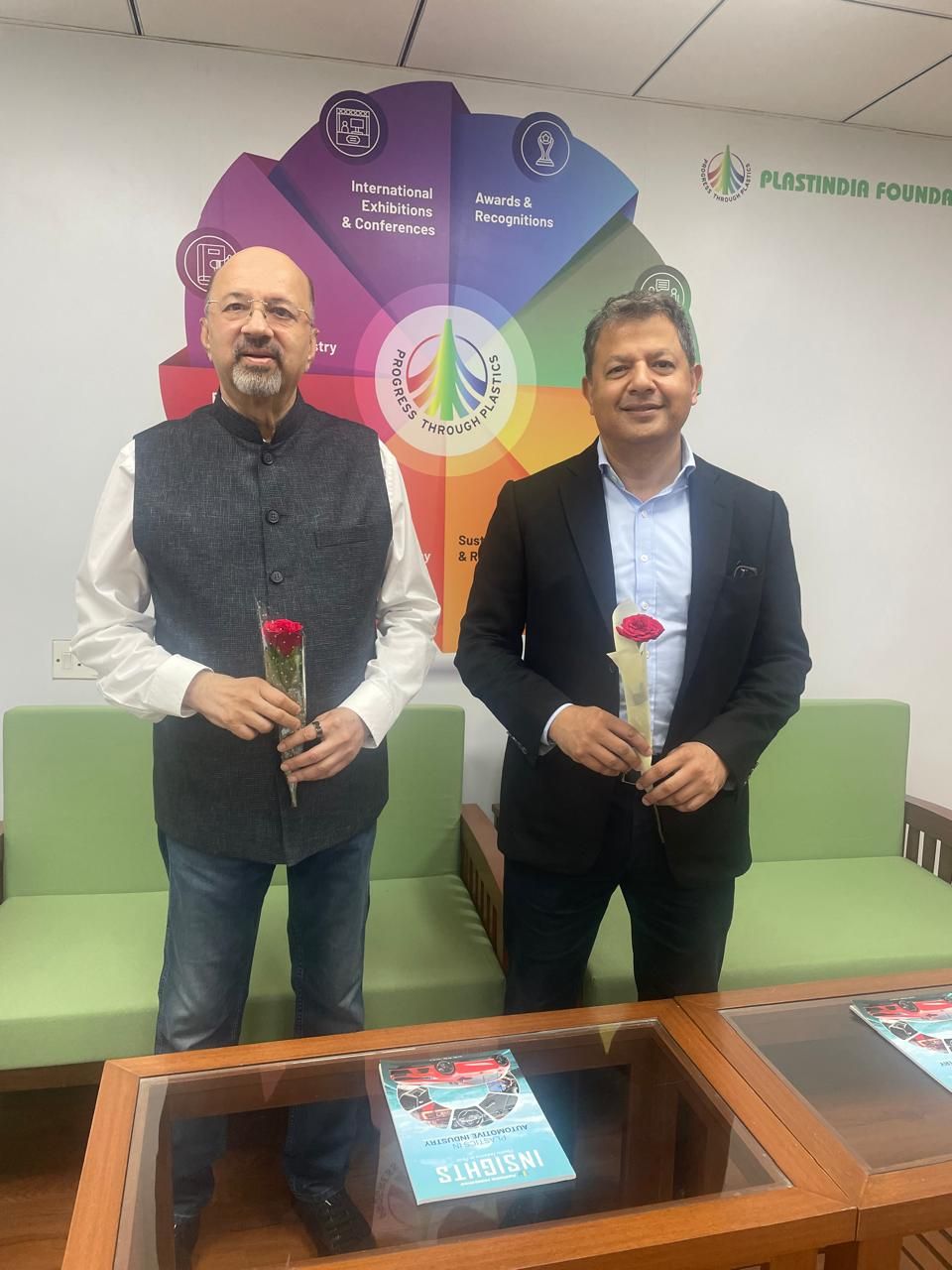 
Mr. Ravish Kamath and Mr. Vikram Bhadauria Visit PlastIndia Foundation's New Regional Office in Delhi
